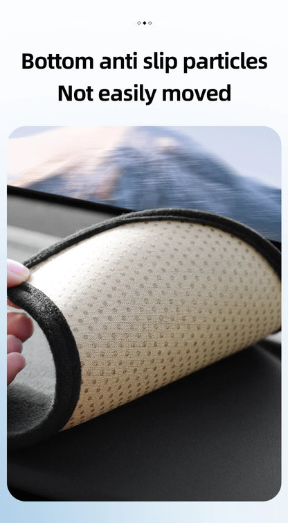 For Tesla Model Y Juniper Suede Leather Dashmat Model 3 Highland Car Dashboard Cover Pad Dash Mat SunShade Carpet Accessories