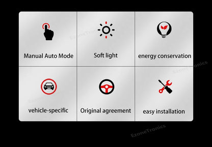 Ezonetronics Ambient Light LED For Toyota Camry 2018-2023 Atmosphere environtal Molded Trim ambilight Lighting Dynamic Magic