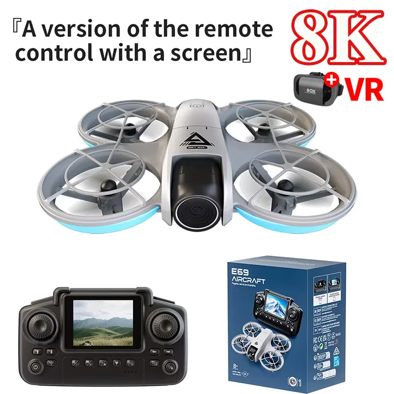 2026 NEW Mini RC Drone with 8K HD Camera WiFi FPV Obstacle Avoidance Remote Control Quadcopter for Kids Boys Girls Birthday Gift