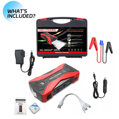 Battery Power Bank 1000A for Car Jump Starter Portable Emergency Booster 12V Auto Starting Device Petrol Diesel