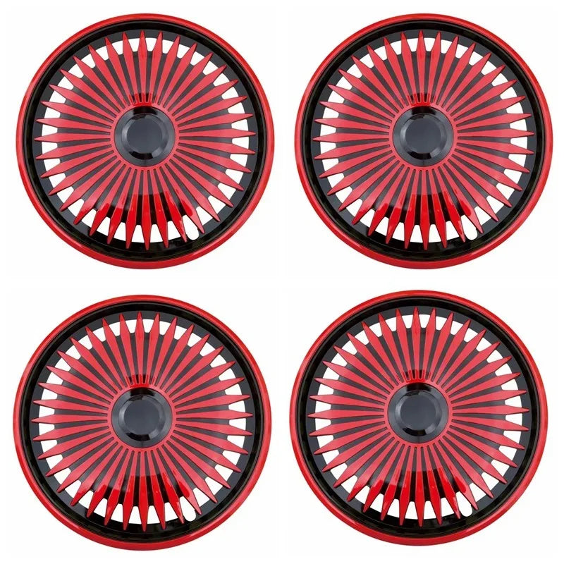 4pcs/set Universal Iron Steel Wheel Cover Car Accessories Replacement Wheel Case R14 R15 R16 Car Hub Cap Wheel Rim Cover Snap