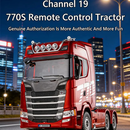 huina1501+1502 Scania 770S Alloy Tractor 19CH RC Truck 1/18 heavy-duty truck 2.4G remote control Engineering Trailer Truck Toys