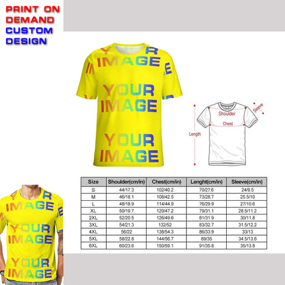 Print On Demand Customized Public Custom Images Picture Man Dress Shirt Party Uniforms Matching Clothes DIY Dropshipping