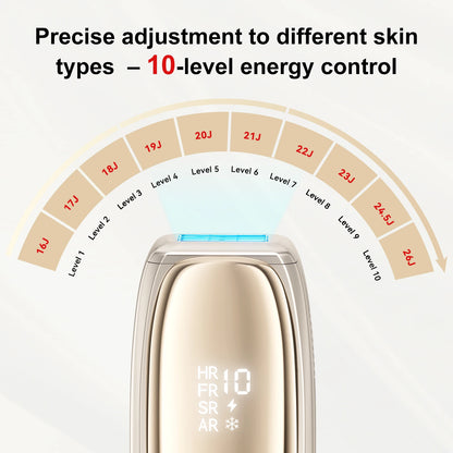 ANLAN IPL Hair Removal Unlimited Permanent Hair Removal 26J Laser Painless ICE Cooling Smart Hair Removal Device For Face Body