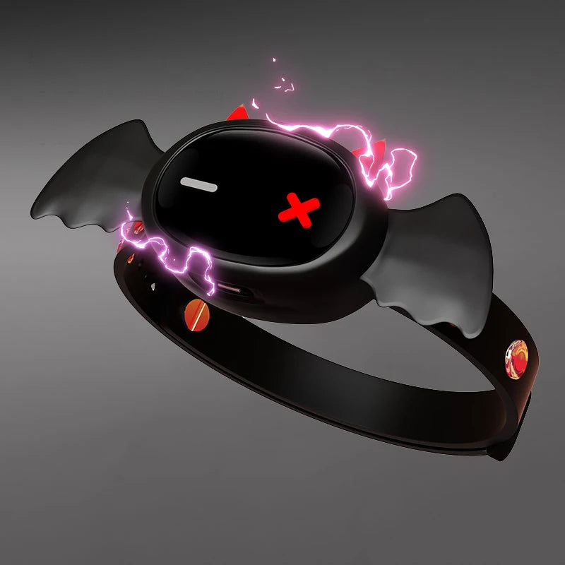 LOCKINK Little Devil Collar APP Remote Control Restraint BDSM Neck Electric Shock Collars Adult Game Women Men Couples Sex Toys