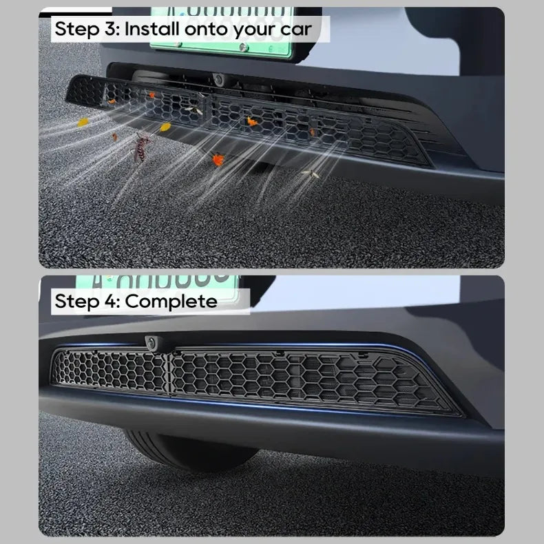 For Tesla Model Y Juniper 2025 2026 Inner Vent Grille Front Lower Bumper Anti Insect Net YL Mesh Air Inlet Anti Dust Proof Cover