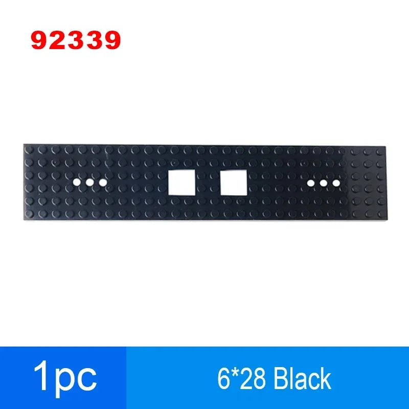Technical Parts Train Motor 88002 MOC Pack Power Functions Battery Box Tracks Top Base Plate for Legoeds EV3 91994 74784 2871