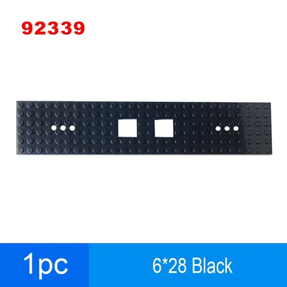 Technical Parts Train Motor 88002 MOC Pack Power Functions Battery Box Tracks Top Base Plate for Legoeds EV3 91994 74784 2871