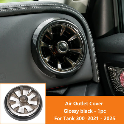 For GWM Tank 300 2021-2025 Interior Air Conditioner Vent Cover Sun Visor Light Shield Decoration Modification Cover Accessories