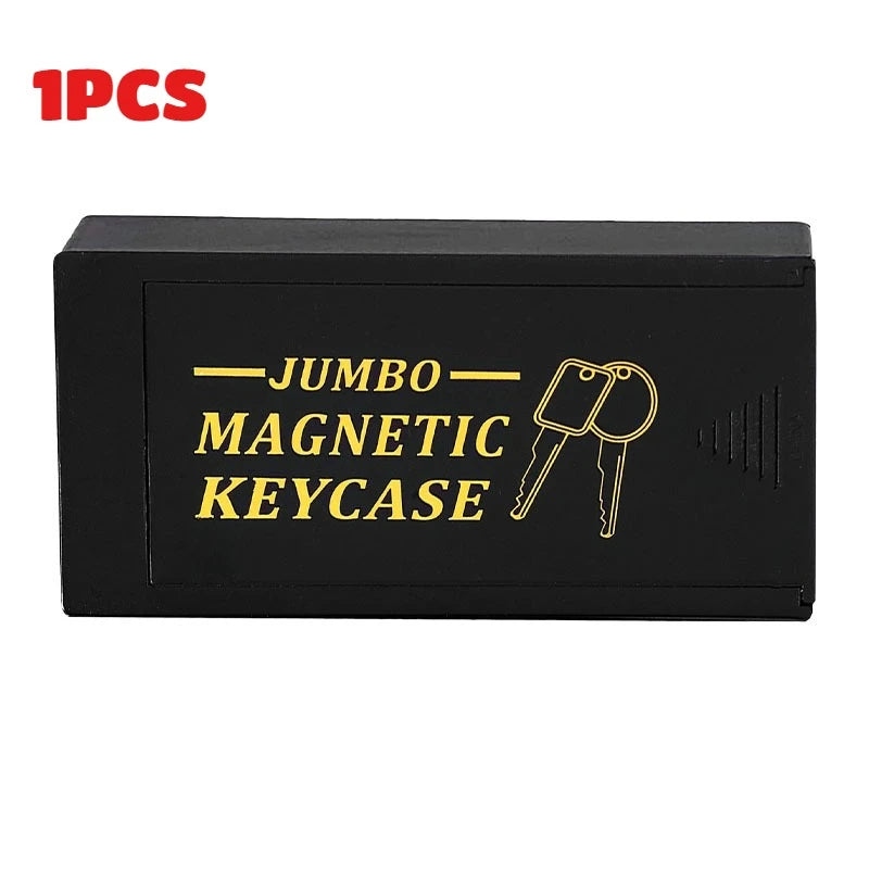 Magnetic Key Holder Under Car - Durable Plastic Spare Key Hider with Strong Magnet for Car/Home/Office - Never Locked Out