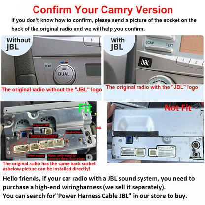 9" Android 14 Car Radio Multimedia Video Player 2 Din For Toyota Camry 2006 2007 2008 2009 2010 2011 GPS Navi Head Unit Carplay