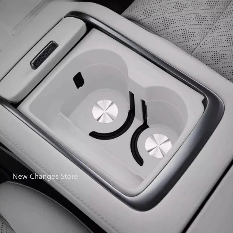 For Zeekr 7X Silicone Center Console Water Cup Frame Cover Anti-slip Wireless Charging Silicone Pad Mat Modify Accessories
