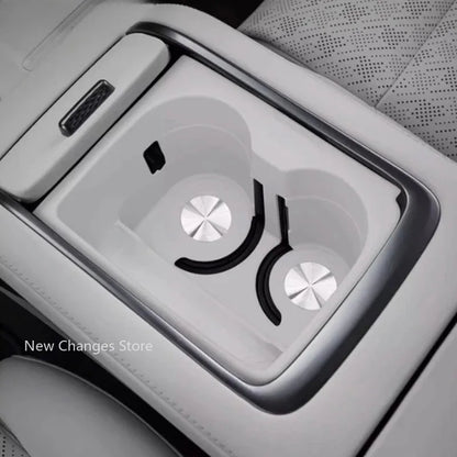 For Zeekr 7X Silicone Center Console Water Cup Frame Cover Anti-slip Wireless Charging Silicone Pad Mat Modify Accessories