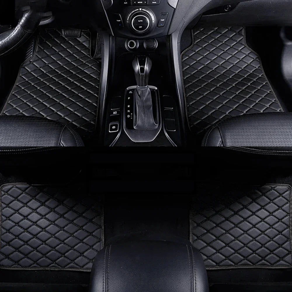 Universal Size Artificial Leather Car Floor Mats for OPEL Astra K Insignia Zafira Antara CORSA Vectra B Mokka Car Accessories