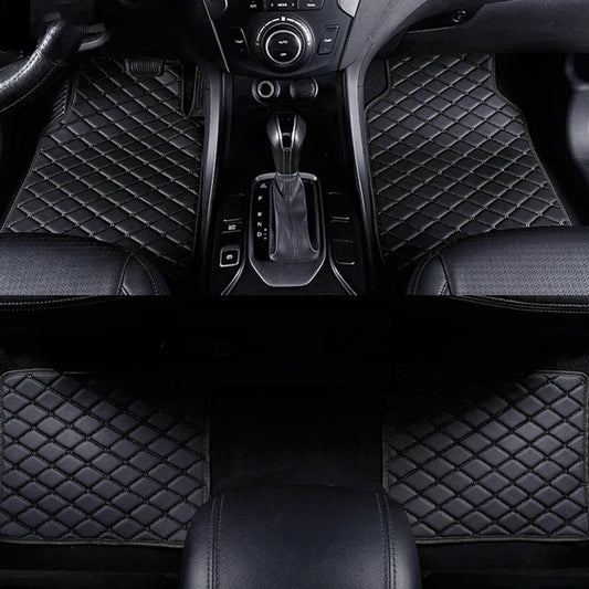 Universal Size Artificial Leather Car Floor Mats for OPEL Astra K Insignia Zafira Antara CORSA Vectra B Mokka Car Accessories