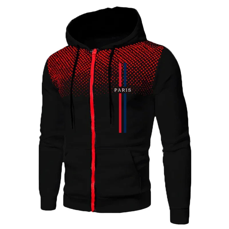 Men's Sports Set Zipper Hoodie + Pants 2piece Set Autumn Winter Daily Casual Training Jogging Suit Male Outdoor Fashion Outfits