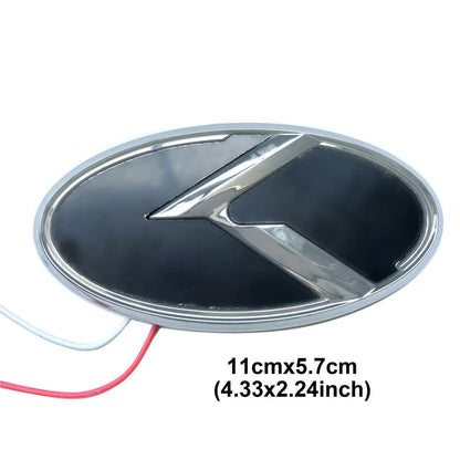 K Logo 3D LED Light Front Grille Trunk Emblem Car Accessories for K5 OPTIMA Stinger Forte
