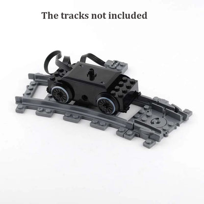 MOC Train Motor Wheel Kit Building Blocks Technology Parts Pack Power Functions Train Expansion Bricks Accessories Toys for Kids