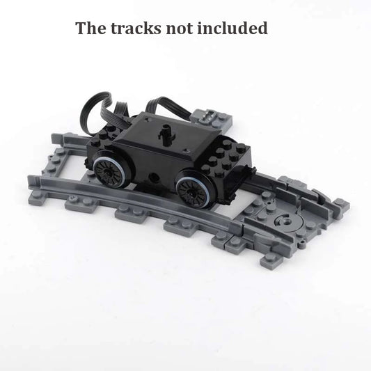 MOC Train Motor Wheel Kit Building Blocks Technology Parts Pack Power Functions Train Expansion Bricks Accessories Toys for Kids