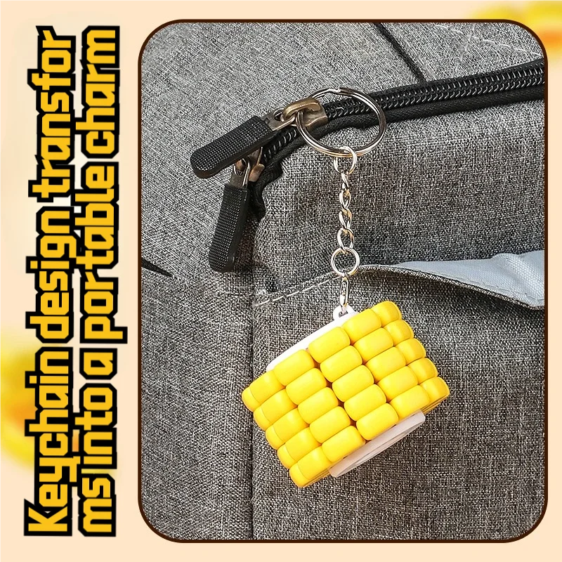 Hot Sale DIY Corn Cube Puzzle, Sensory Educational Fidget Stress Relief Toy, Brain Teaser Intelligence Game Toy for Kids Ages 3+