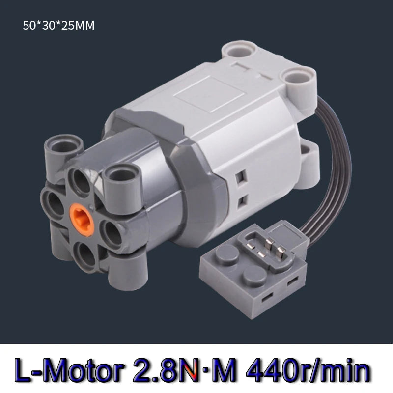 Technical Electronic Building Block MOC Refit Accessories Micro-motor RC Power Functions Parts Creative DIY Car Bricks Kids Toys