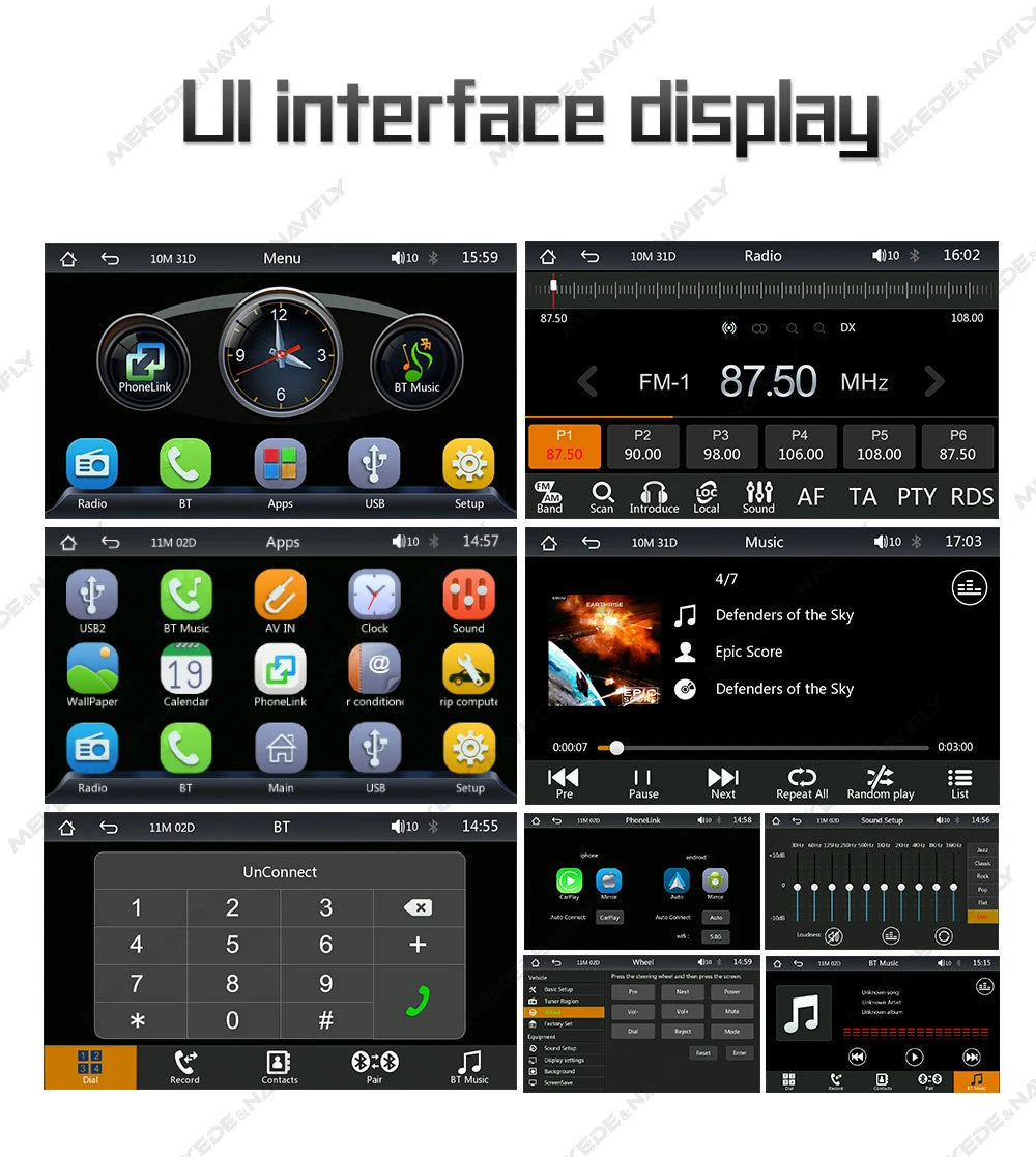 MEKEDE Android Autoradio For Volkswagen Passat b6 b7 golf 5 6 Polo Jetta Skoda Car Radio Multimedia PlayerGPS WiFi RDS Carplay