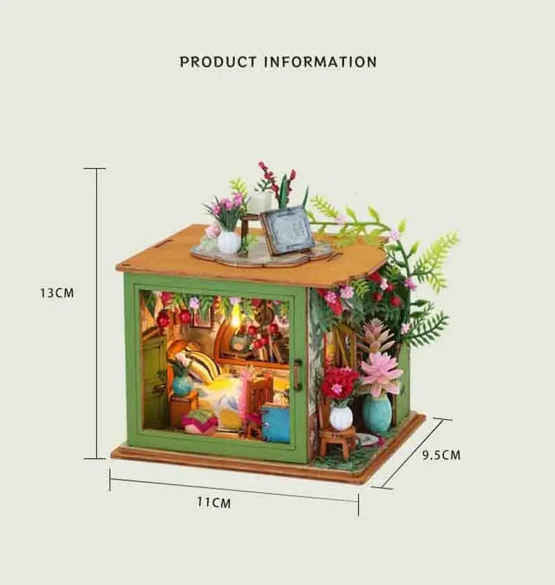 DIY Doll House Toys Wooden Kit Dollhouse Home Roombox Miniature Case Handmade Building  Models Birthday Gifts Creative Gift