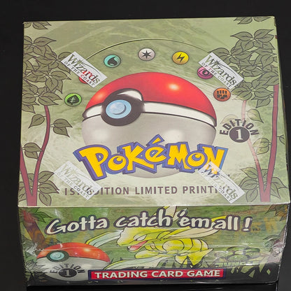 Pokemon 36 Packs 1ST Edition Classic Base Jungle Rocket Fossil Set Proxy Pokémon Cards PKM Games Board Games Card Collection