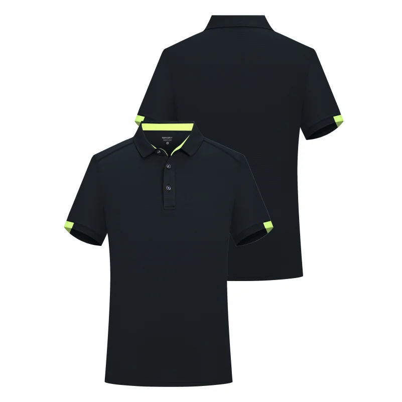 2024 Quick-drying Sports Polo Shirt Custom Design Company Brand Logo print Embroidery Breathable Lapel Short Sleeve Polo Shirts