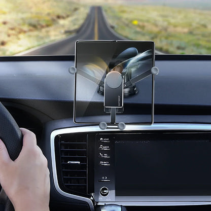 Eary for Z fold 7 6 5 Car Phone Holder Stand Mount Dashboard Suction Cup Bracket 360°Rotate for Samsung S26 S25 iPhone 17 Xiaomi