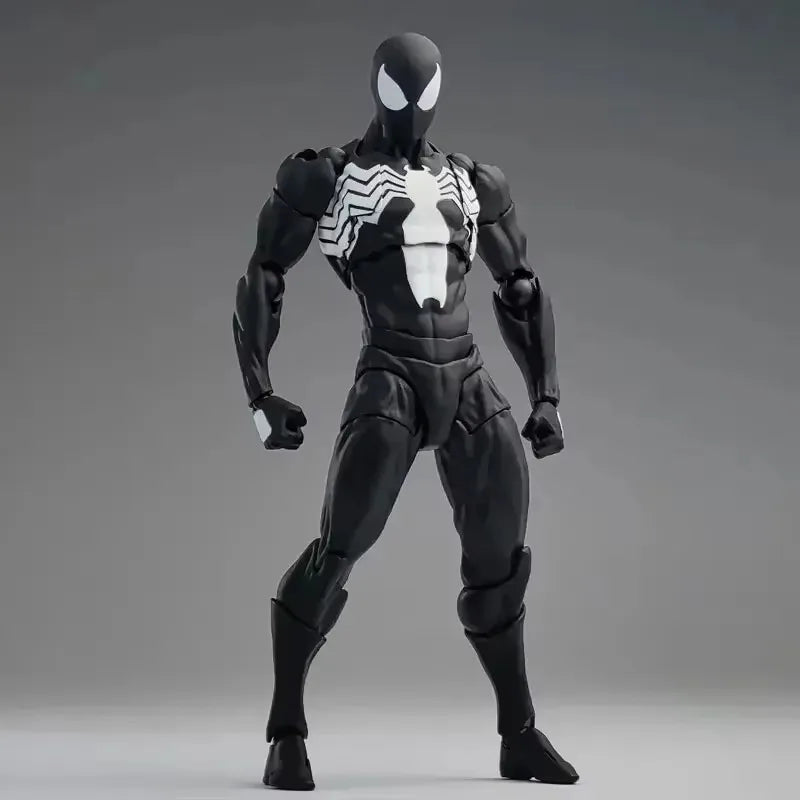 In Stock Mess Toys Spider Man Symbiote Spiderman Messtoys Black Suit Neighbor Scarlet Spider Anime Action Figure Gifts Toys