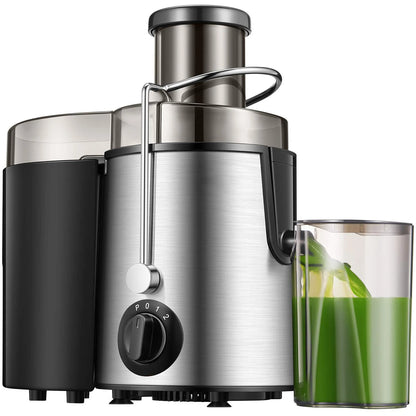 Stainless steel fruit juicer Centrifugal Strong Power Easy To Clean 800W Motor Big Mouth Large for Fruits And Vegetables