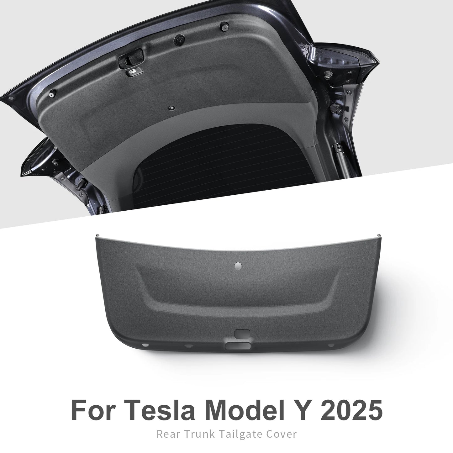 LUCKEASY for Tesla Model Y Launch 2025+ Juniper Rear Trunk Door Anti-dirt Mat TPE Trunk Tailgate Protection Pad Car Accessories