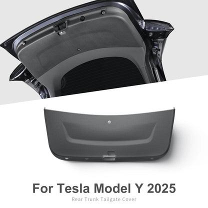 LUCKEASY for Tesla Model Y Launch 2025+ Juniper Rear Trunk Door Anti-dirt Mat TPE Trunk Tailgate Protection Pad Car Accessories