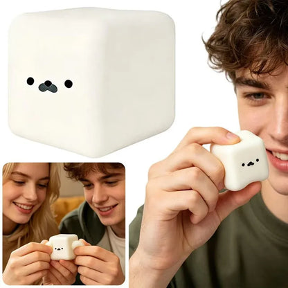 New Squishy Tofu Stress Balls Autism Sensory Toys Stress & Anxiety Relief Fidget Toys Dough Water Ball Gifts Bulk for Adults