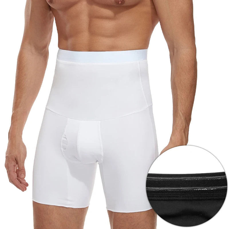 Men Body Shaper Tummy Control Compression Shorts Belly Slimming Shapewear Abdomen Reducer Panties Fitness Boxer Pants Underwear