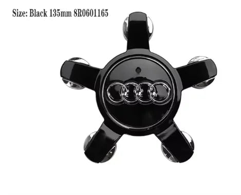 4pcs Audi Wheel Center Cap Hub Covers 60mm-135mm Car Styling Badge Auto Accessories Compatible with A3 A4 A5 A6 A7 S4 Q7 Q3