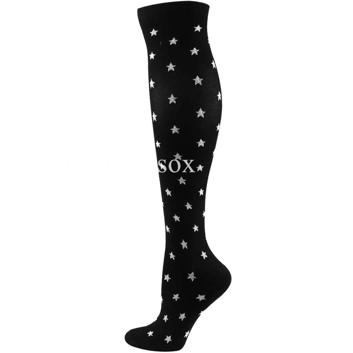 1Pair New Compression Stockings 20-30Mmhg Knee High Sports socks Fit Medical Varicose Veins Pregnant  Edema Diabetes Circulation