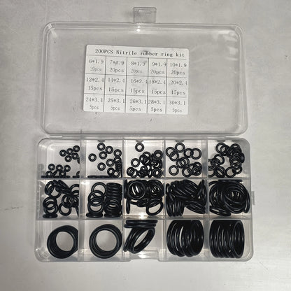 Rubber O Ring Set Gaskets Seal Nitrile Rubber Bands High Pressure O-Rings Repair Kit Sealing Elastic Band O Rubber Rings
