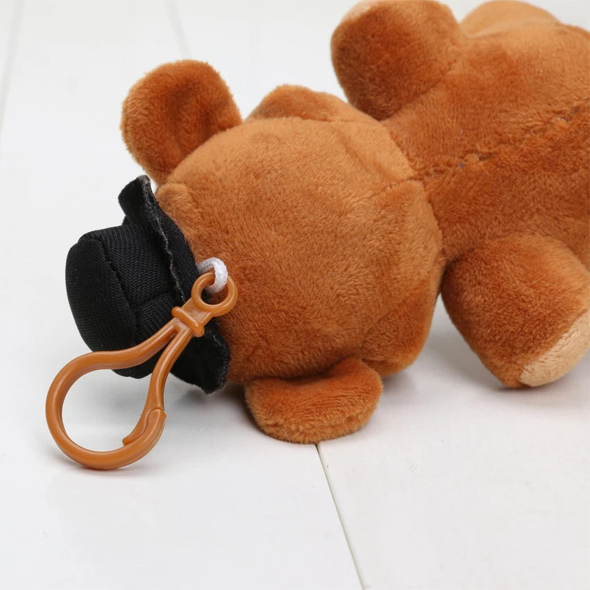 5Pcs Freddy Foxy Bonnie Chica Plush toys keychain Anime Plush pendant Stuffed Plushie Dolls Toys