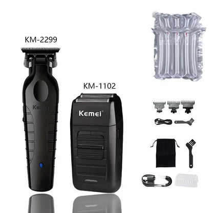 Kemei KM-2296 KM-2299 KM-1102 barber Hair Clipper Kit Men Electric Shaver Hair Trimmer Machine Professional Hair Cutting Machine