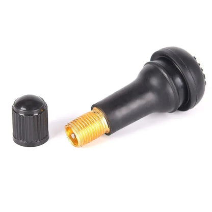 10Pcs TR413 Snap In Type Rubber Valve Tool Set Tubeless Tyre Valves Stems Rubber Valve Stems Car Accessories Parts Replacement