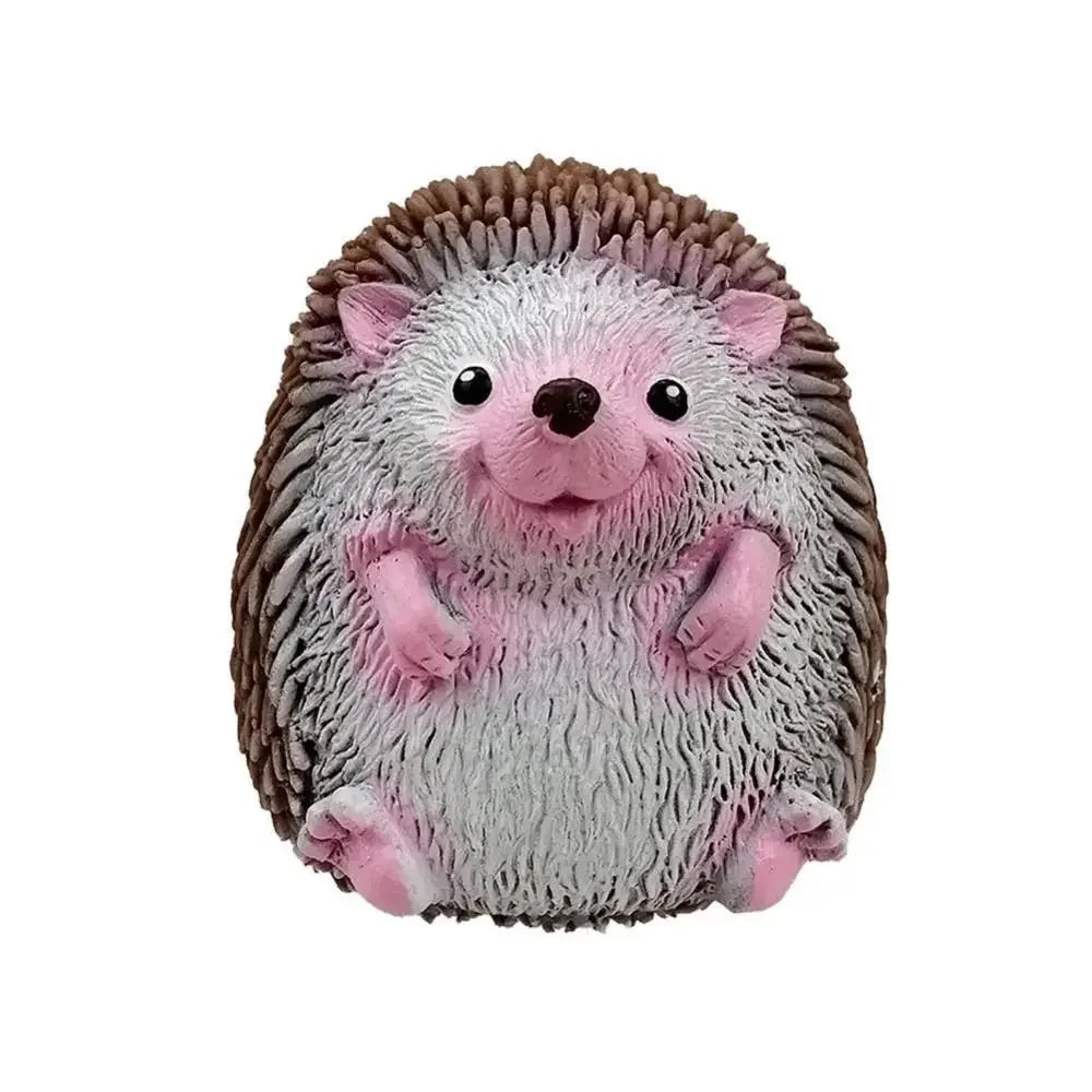 Kawaii Animals Cartoon Hedgehog Decompression Toys TPR Quick Rebound Squeeze Toys Fidget Toys Kids Fun Kids