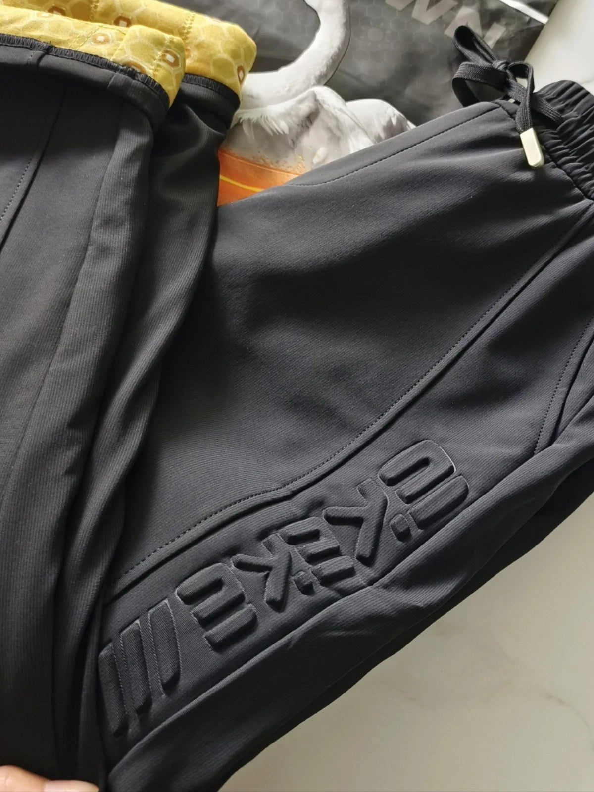 Heated Graphene Warmth Couples Style 90 White Goose down Casual down Pants Anti-Cold Waterproof Straight Leg Fashion Urban Wear