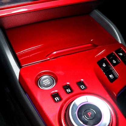 Car Center Control Panel For Tuning Kia Sportage NQ5 2022 2023 Left Hand Drive Gear Shift Cover Central Decal Protection