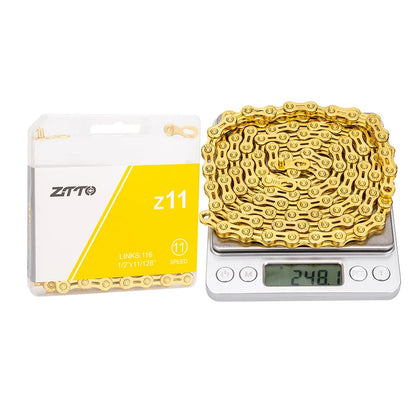 ZTTO MTB Road Bike 10 11 12 Speed Chain Bicycle Hollow Current With Missing Link High Quality 10S 11S 116 Links 12 S 126 Links