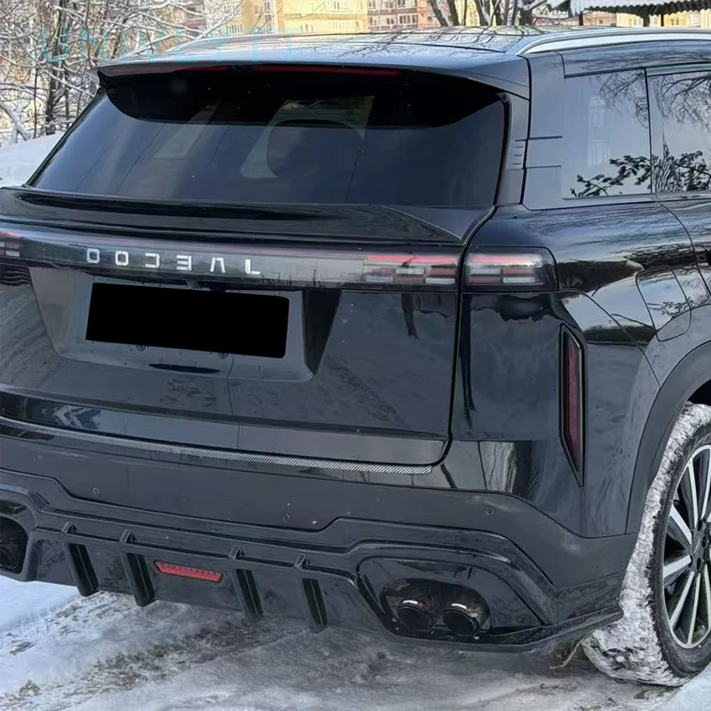 For Chery JAECOO J7 2023-2025 Rear Spoiler Universal Fit All Petrol & PHEV Models Gloss Black No drill Installation Body kit