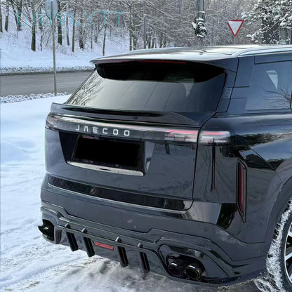For Chery JAECOO J7 2023-2025 Rear Spoiler Universal Fit All Petrol & PHEV Models Gloss Black No drill Installation Body kit