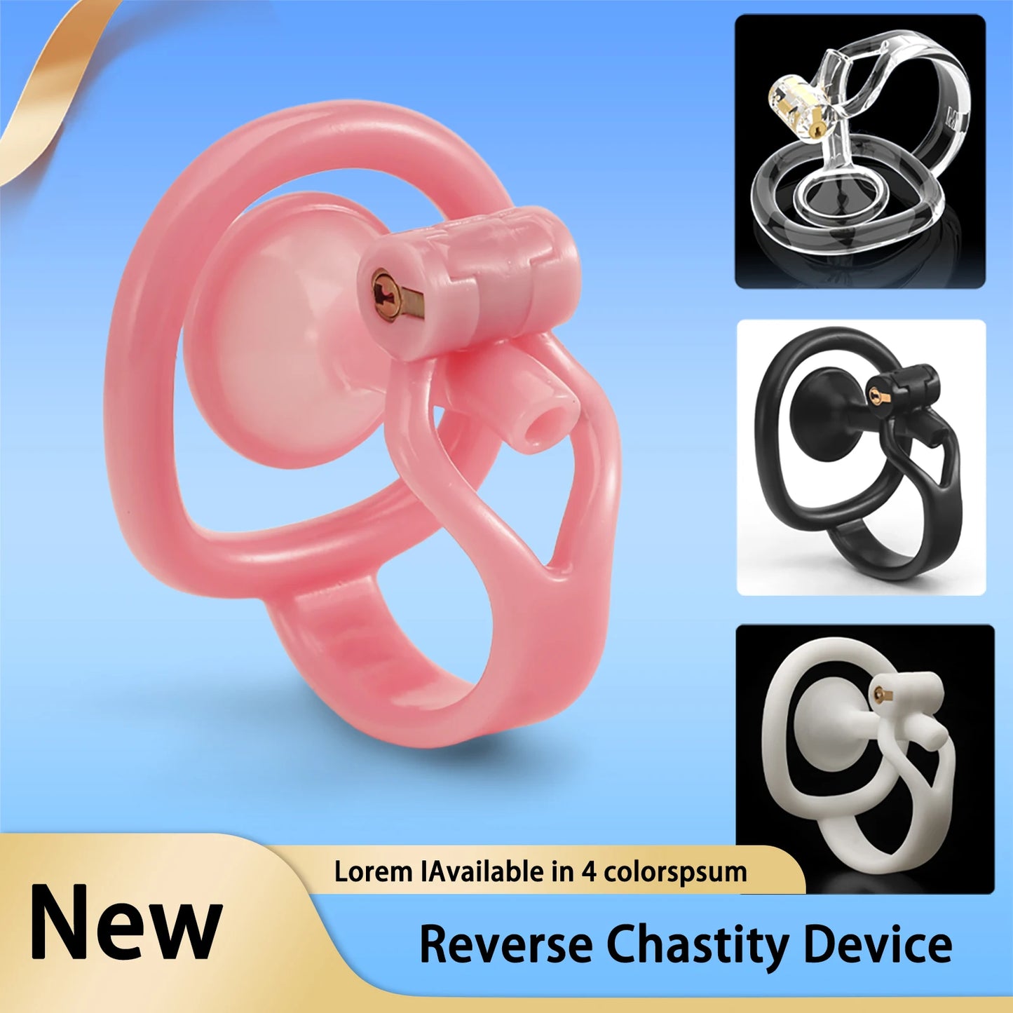 Detachable Urinal Chastity Cage Sissy Reverse-type Penis Lock Male Abstinence Restraint Urinary Chastity Device Sex Toys for Men