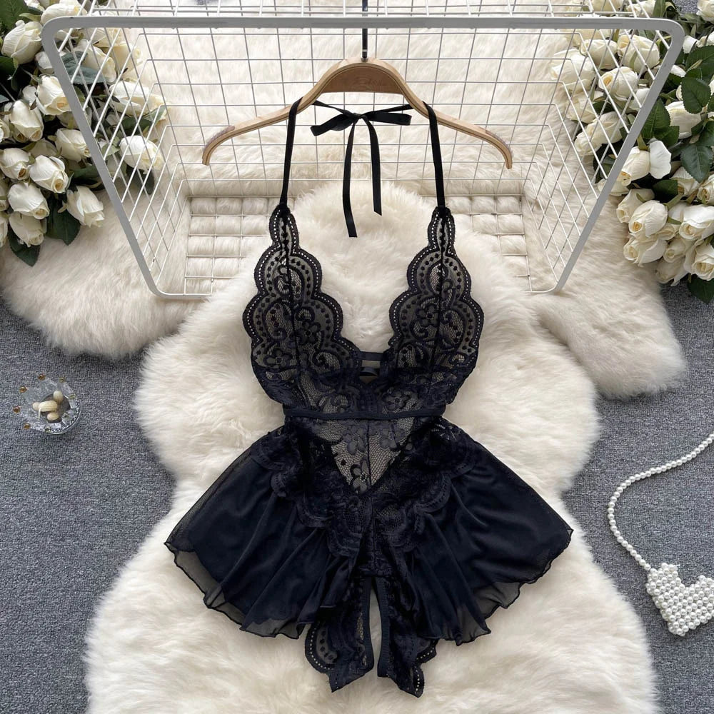 Cute Gray Rabbit Ear Hood Top Sexy Backless Slim Fit Bodysuit Zip Sleeveless Women Sexy Erotic Lingerie Bunny Cosplay Playsuit